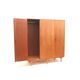 Vintage Belgian design 3-door wardrobe made in the 1960s