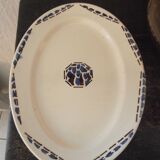 Plat de service Longchamp Terre de Fer