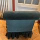Napoleon III toad armchair, upholstered in fir green velvet, antique