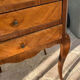 Old wooden bedside table