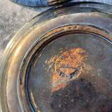 Service Vallauris, la poterie du grand chêne. Céramique émaillée noir métal