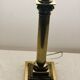 Pied de lampe ancien colonne en bronze
