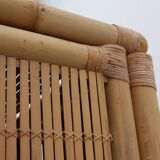 Armoire en bambou et rotin du milieu du siècle, Italie vers 1960