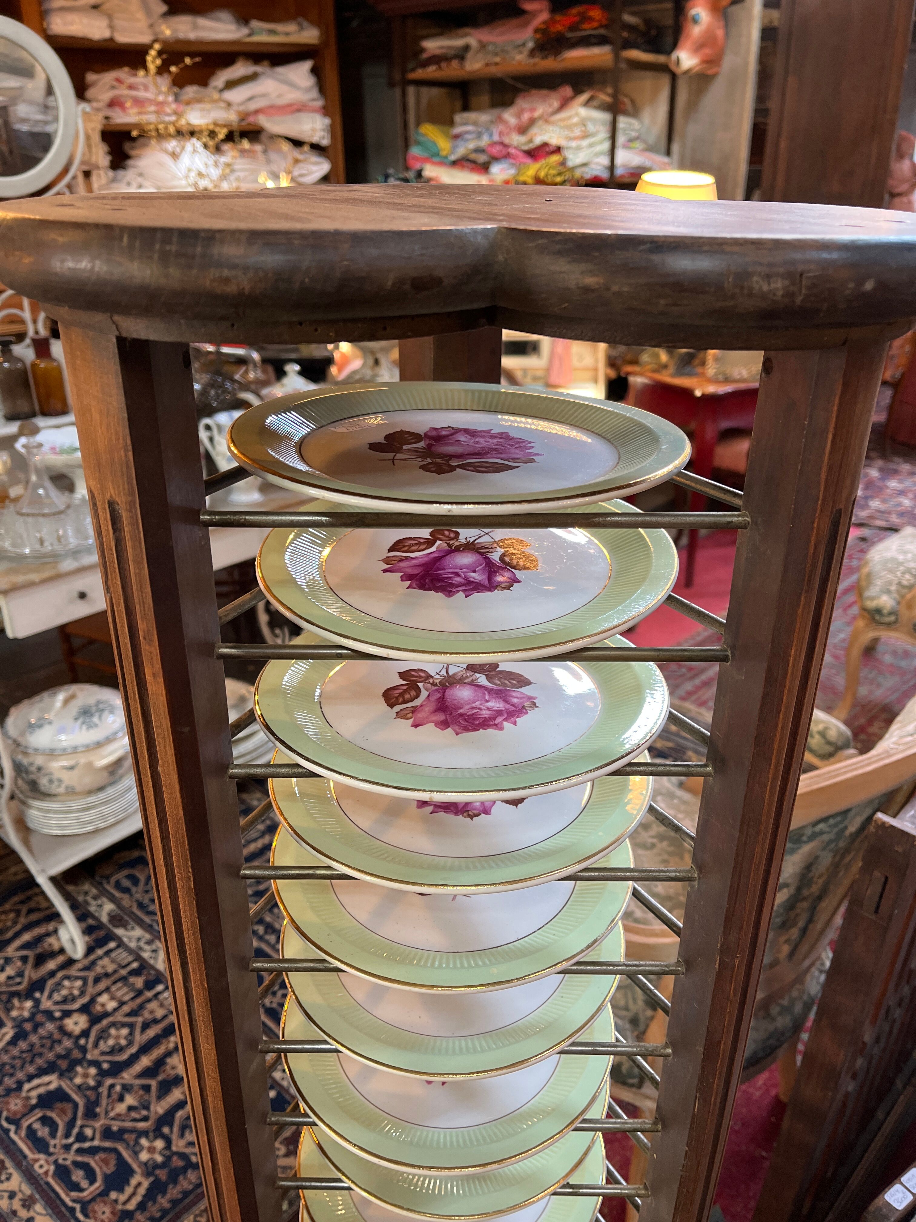 Door plates of hotel and mahogany restaurant