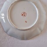 Imari-style porcelain plate, hand-painted, Japan, mid-20th century.