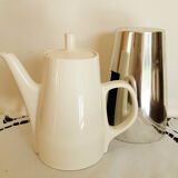 French insulated porcelain coffee maker, 40s