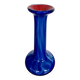Multilayer blue/white/red soliflore vase