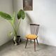 Baumann “Minuet” chair with yellow seat