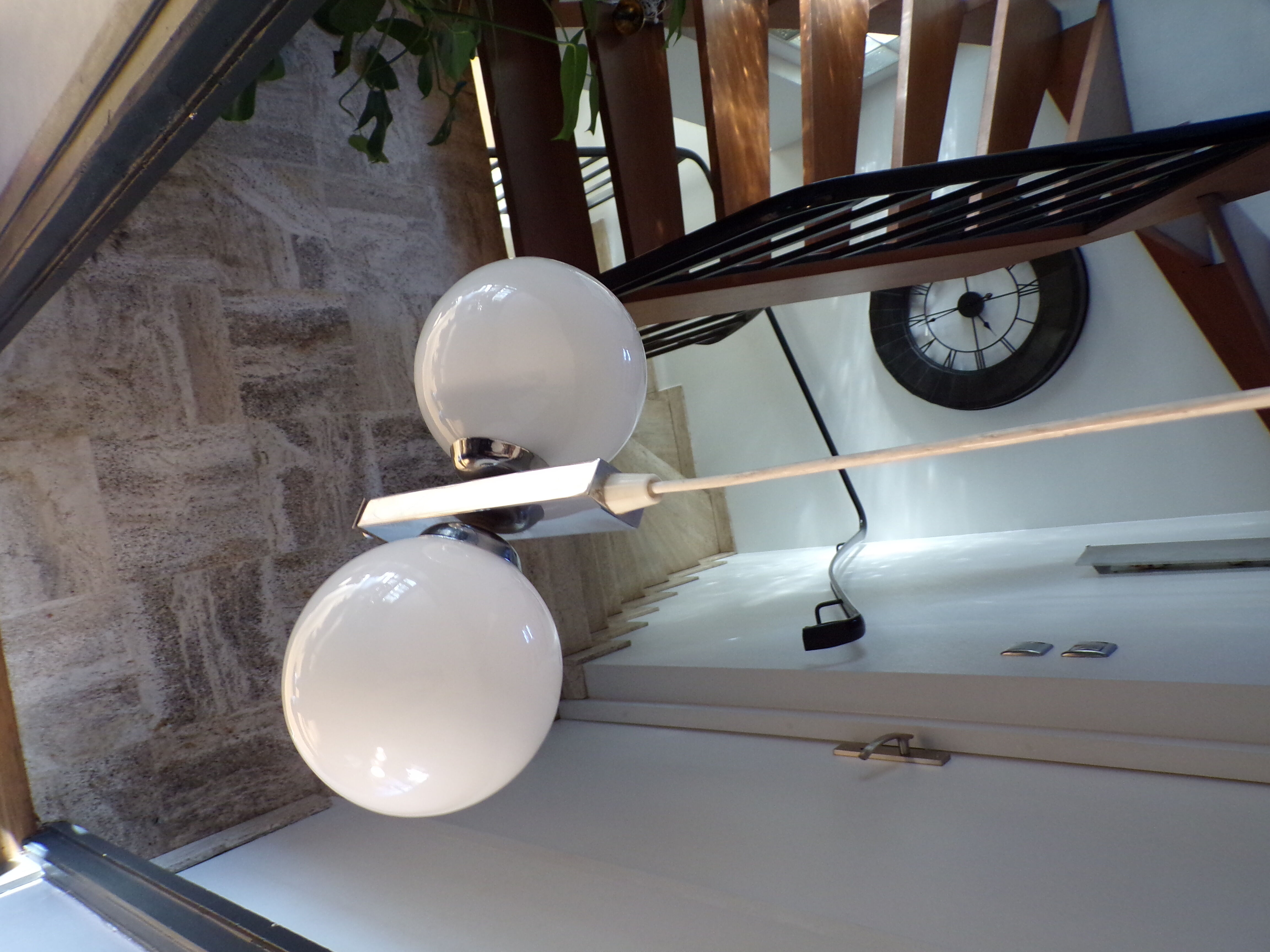 Space age hanging lamp