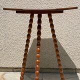 Table old legs tripod and turned wood