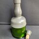 Decanter and 5 crystalline glasses and tin