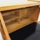Vintage Guillerme and Chambron secretary desk in solid oak from the 50s and 60s