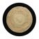 Tapis jute et coton rond noir beige 160 cm