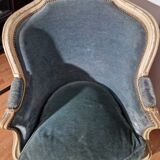 Armchairs bergère cabriolet style louis xv