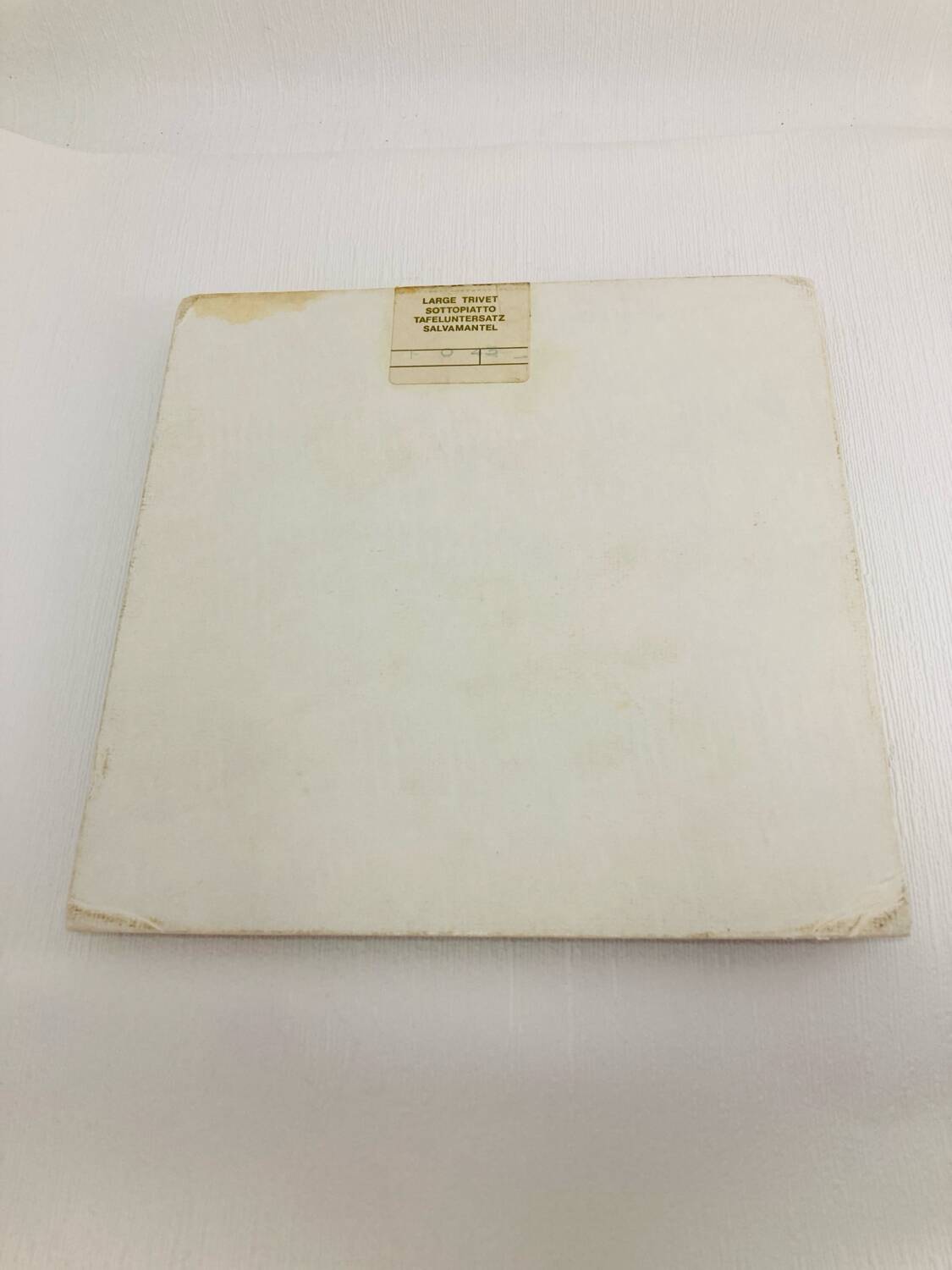 Christofle "Rosace" silver-plated trivet - With gold box