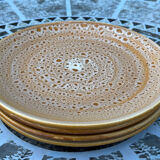 Set of 4 Niderviller flat plates 1950