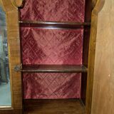 Important secretary desk in Venetian style, Louis XV, made of marquetry walnut.