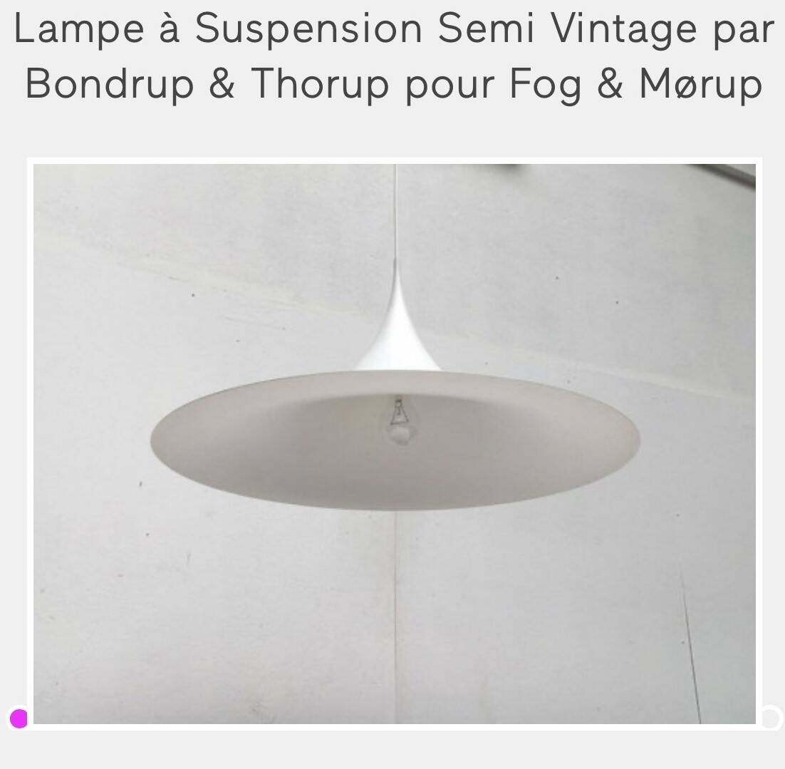 Suspension design scandinavian by bondrup & thorup 70s/80s