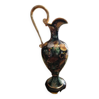 Hand-painted ewer H Bequet