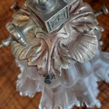 Applique murale en bronze avec tulipe XIXeme