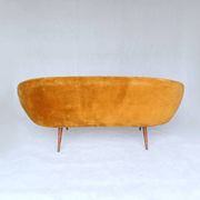 2 fauteuils œuf et canapé par Paged des années 50