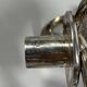Pair of rocaille candelabra in solid 950 silver Louis XV style