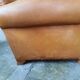Old leather club chair 1940-1950