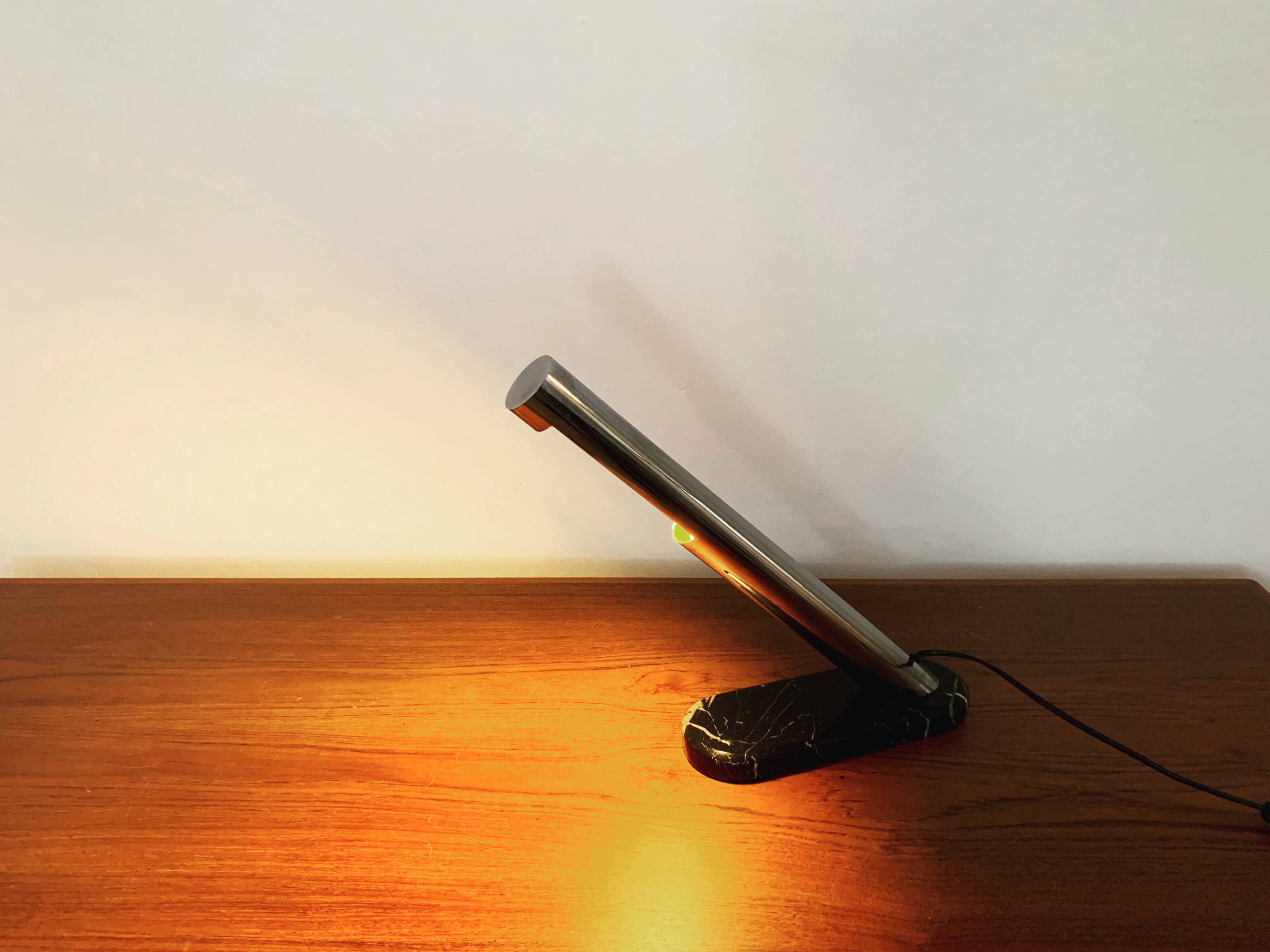 1 of 2 1960s Marble Table Lamps by Vereinigte Werkstätten Collection