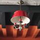Suspension hot water bottle 3 lights, ceiling lamp, chandelier, vintage ceiling light