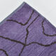 7x9 modern vintage purple  hemp area rug,