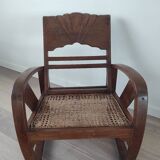 Fauteuil en teck de Birmanie