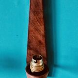 Pair of "Vitrika" rosewood wall sconces with turquoise shades. Denmark, 1960