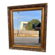 Golden framed mirror
