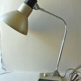 Desk lamp, workshop, khaki metal, 1960s