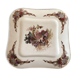 Presentation plate square iron earth