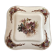 Presentation plate square iron earth