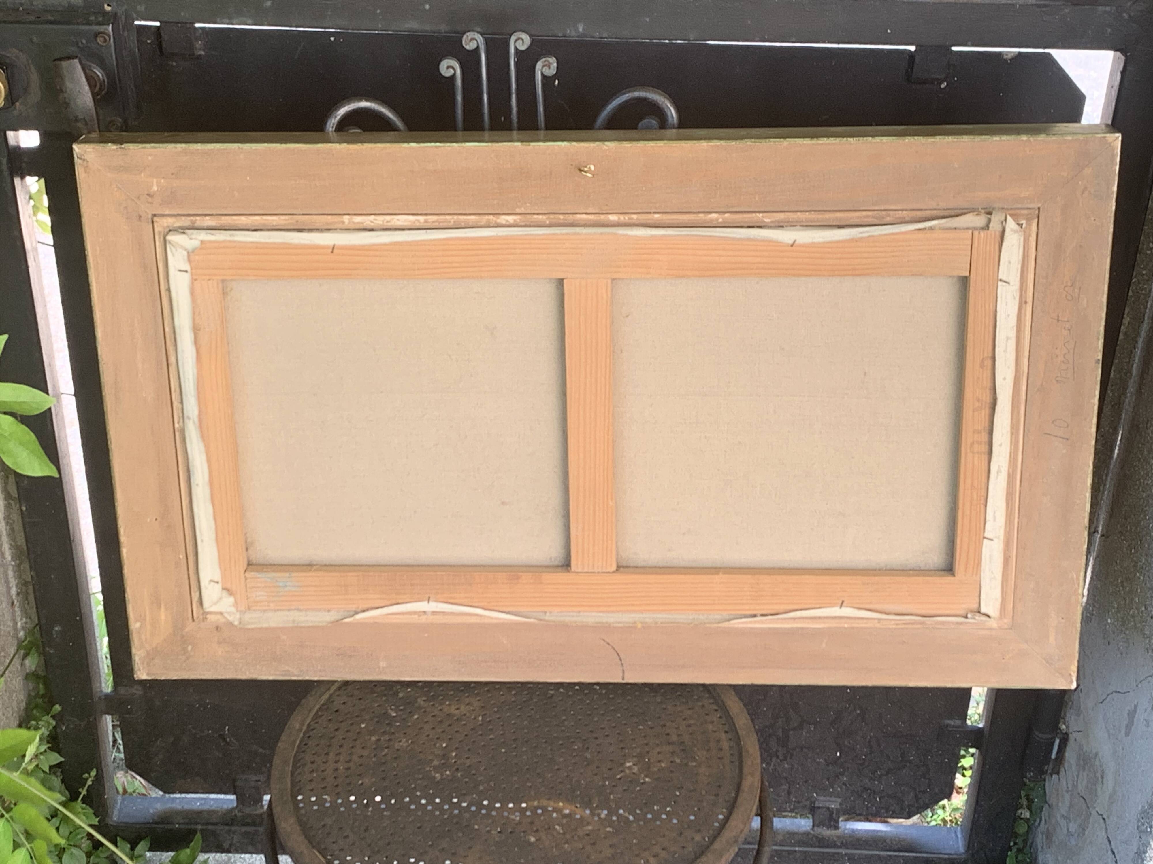 Large painting frames shells, cabinet of curiosities, sign