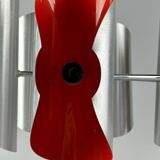 60s 70s 6-flame Sputnik candlestick metal chrome space age design