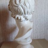 Head of a young man, plaster bust