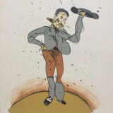 The bullfighter. Lithograph by Antonio SEGUÍ (1934-2022)