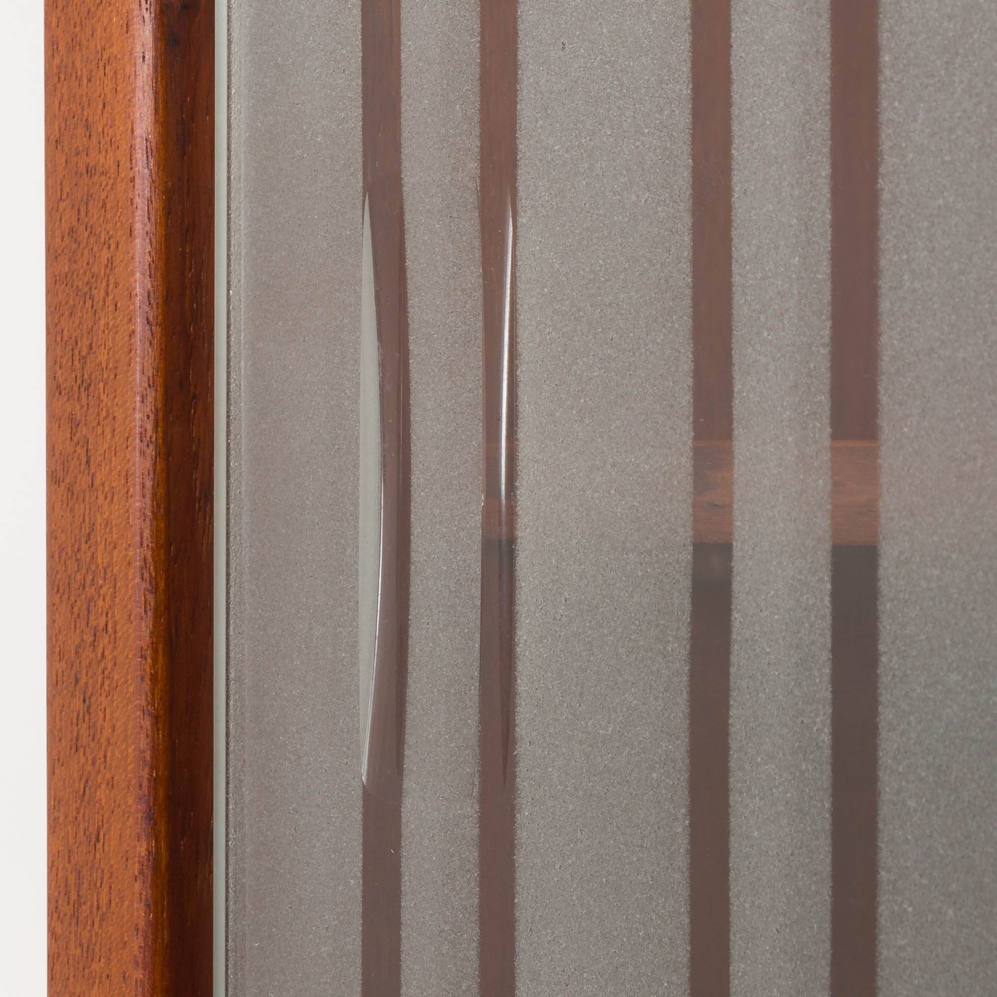 Three-compartment teak wall cabinet by Kai Kristiansen for FM Mobler, Denmark, 1960s