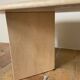Travertine coffee table