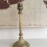 Bronze and brass lamp foot