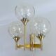 Large vintage glass sconce from Sciolari
