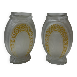 Paire de vases Muller