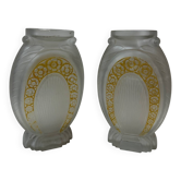 Pair of Muller vases