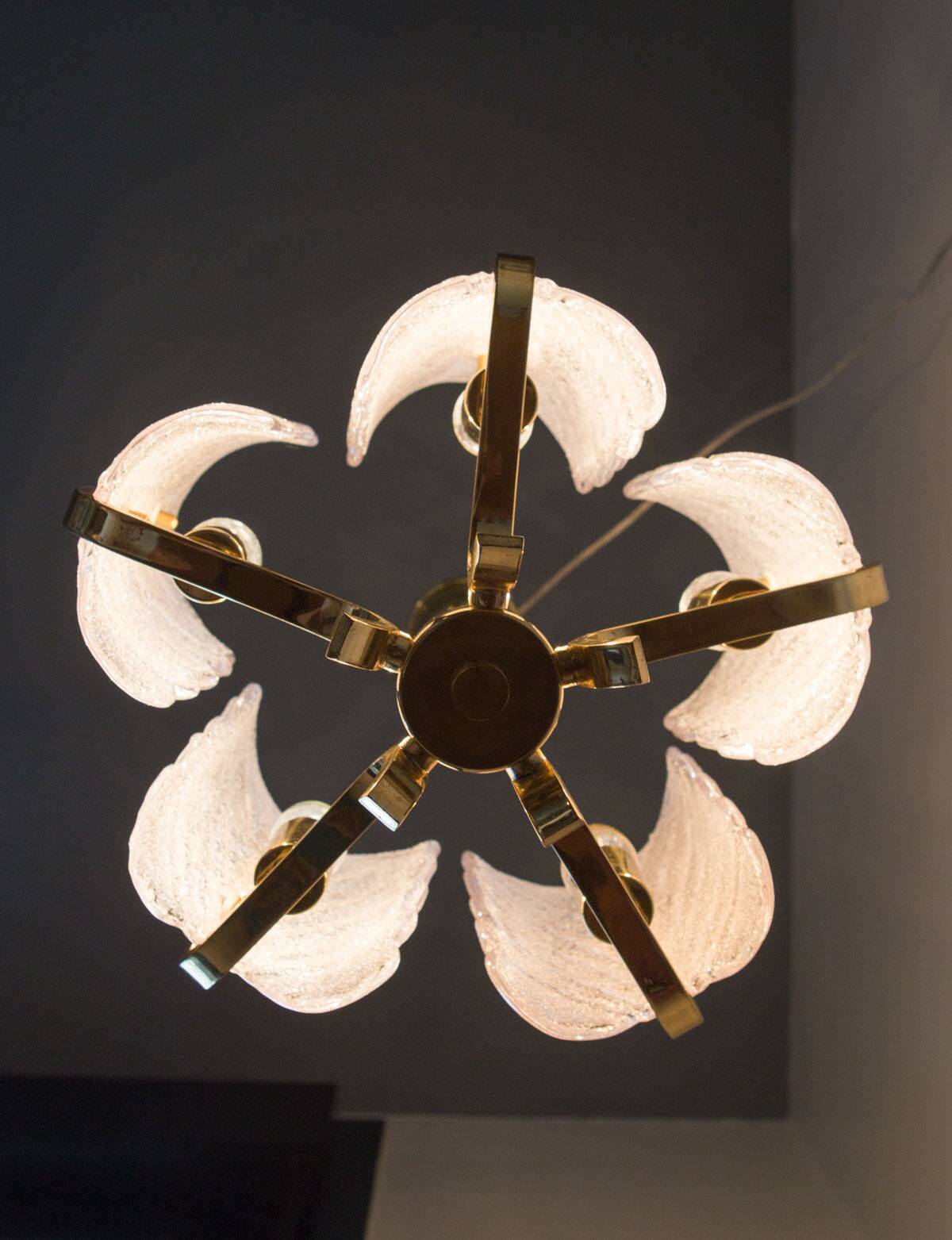 Swedish chandelier 60s Carl Fagerlund / Orrefors