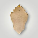 Large wall mirror in gold leaf resin - baroque rococo style