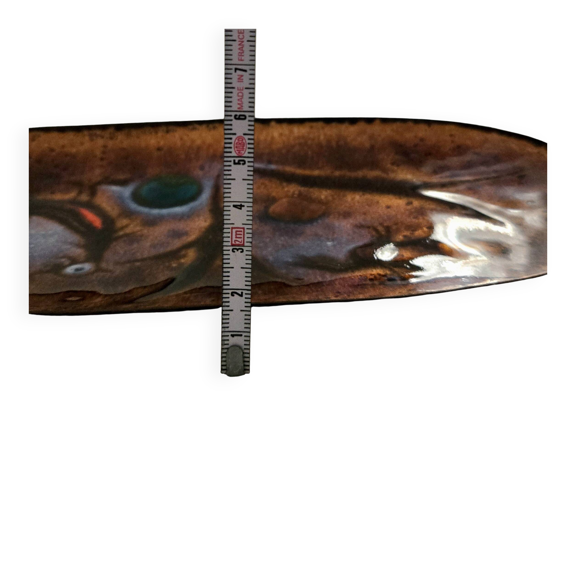 Enamelled copper pipe