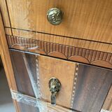 Dressing table with inlaid mahogany mirror - Philadelphia, 1925